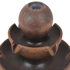 vidaXL Binnenfontein met pomp polyresin