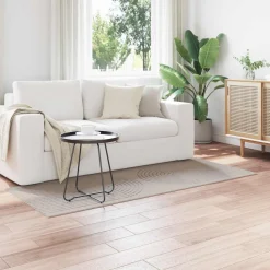vidaXL Binnen kleed GALATI Crèmekleurig 150 x 80 cm Polyester