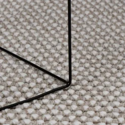 vidaXL Binnen kleed LUGO Crème en Taupe 80 x 150 cm Polyester