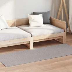 vidaXL Binnen kleed LUGO Crème en Taupe 80 x 150 cm Polyester