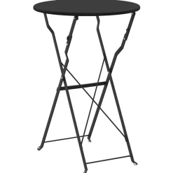 vidaXL Bistrotafel Antraciet Ø 50 x 71 cm Poedercoating staal