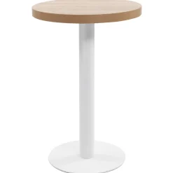 vidaXL Bistrotafel 50 cm MDF lichtbruin