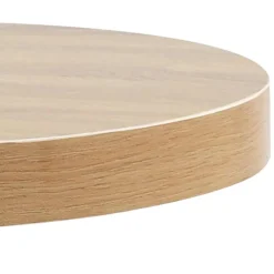 vidaXL Bistrotafel 50 cm MDF lichtbruin