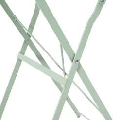 vidaXL Bistrotafel Licht muntgroen Ø 50 x 71 cm Poedercoating staal