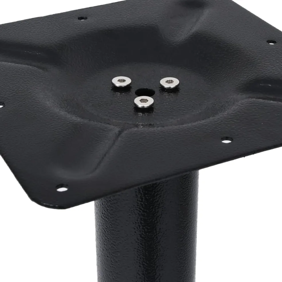 vidaXL Bistrotafelpoot 56x56x72 cm gietijzer zwart