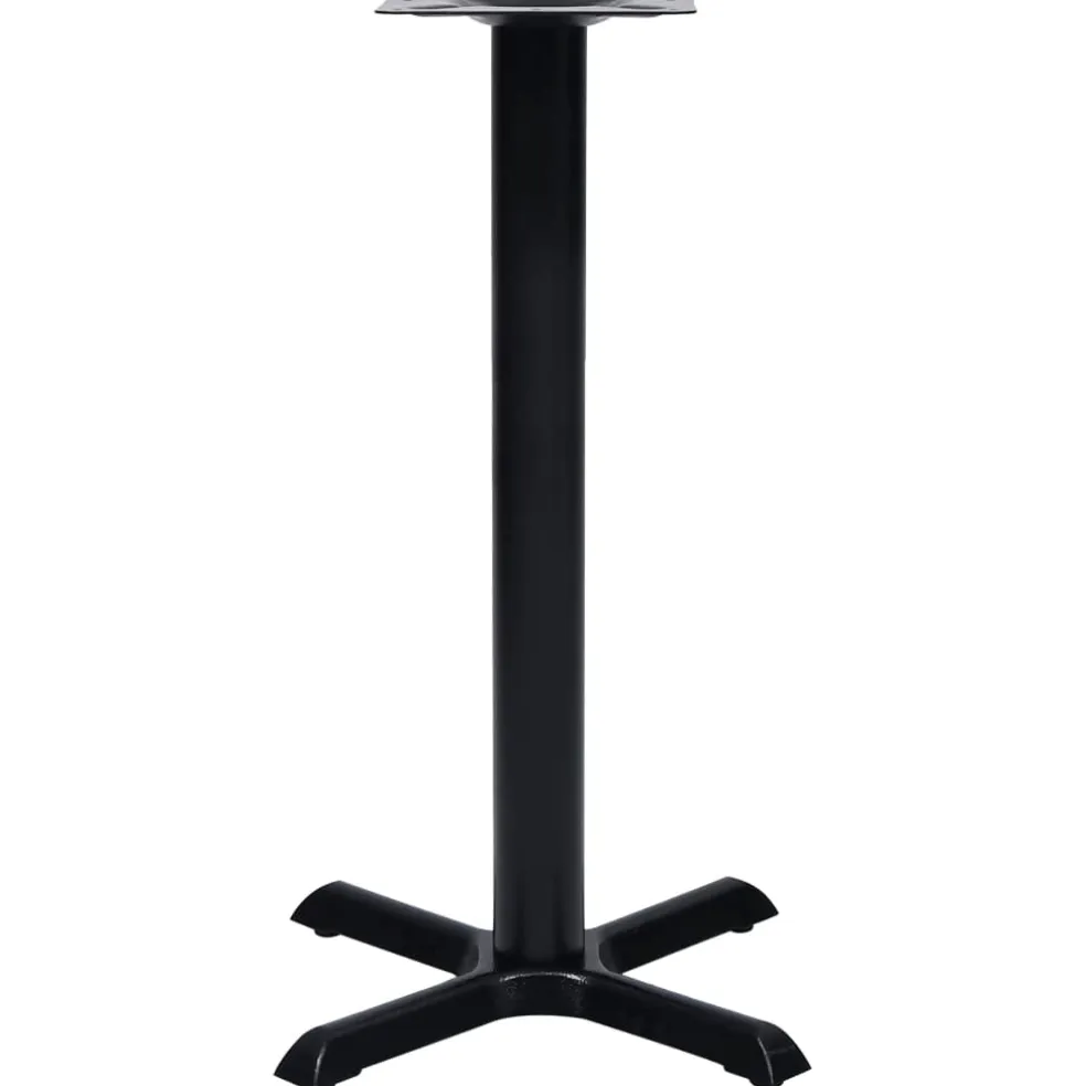 vidaXL Bistrotafelpoot 56x56x72 cm gietijzer zwart