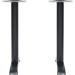vidaXL Bistrotafelpoten 2 st 61x8x72 cm gietijzer zwart