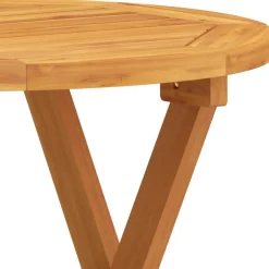vidaXL Bistrotafel Ø46x47 cm massief acaciahout