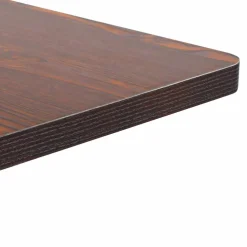 vidaXL Bistrotafel 50x50 cm MDF donkerbruin