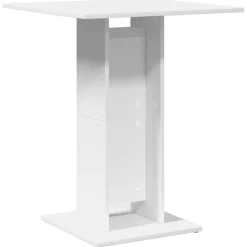 vidaXL Bistrotafel 60x60x75 cm bewerkt hout wit