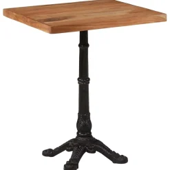 vidaXL Bistrotafel 60x60x76 cm massief acaciahout