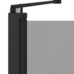 vidaXL Bi-Vouw Douche Omheining Donker Transparant 120 x 67 x 129 cm