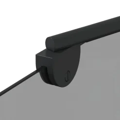 vidaXL Bi-Vouw Douche Omheining Donker Transparant 120 x 67 x 129 cm