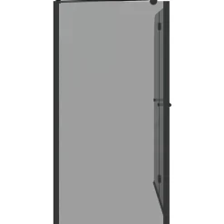 vidaXL Bi-Vouw Douche Omheining Donker Transparant 120 x 67 x 129 cm