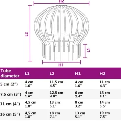 vidaXL Bladvanger voor goot 2 st Zilver 50 mm Roestvrij staal