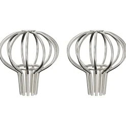vidaXL Bladvanger voor goot 2 st Zilver 50 mm Roestvrij staal