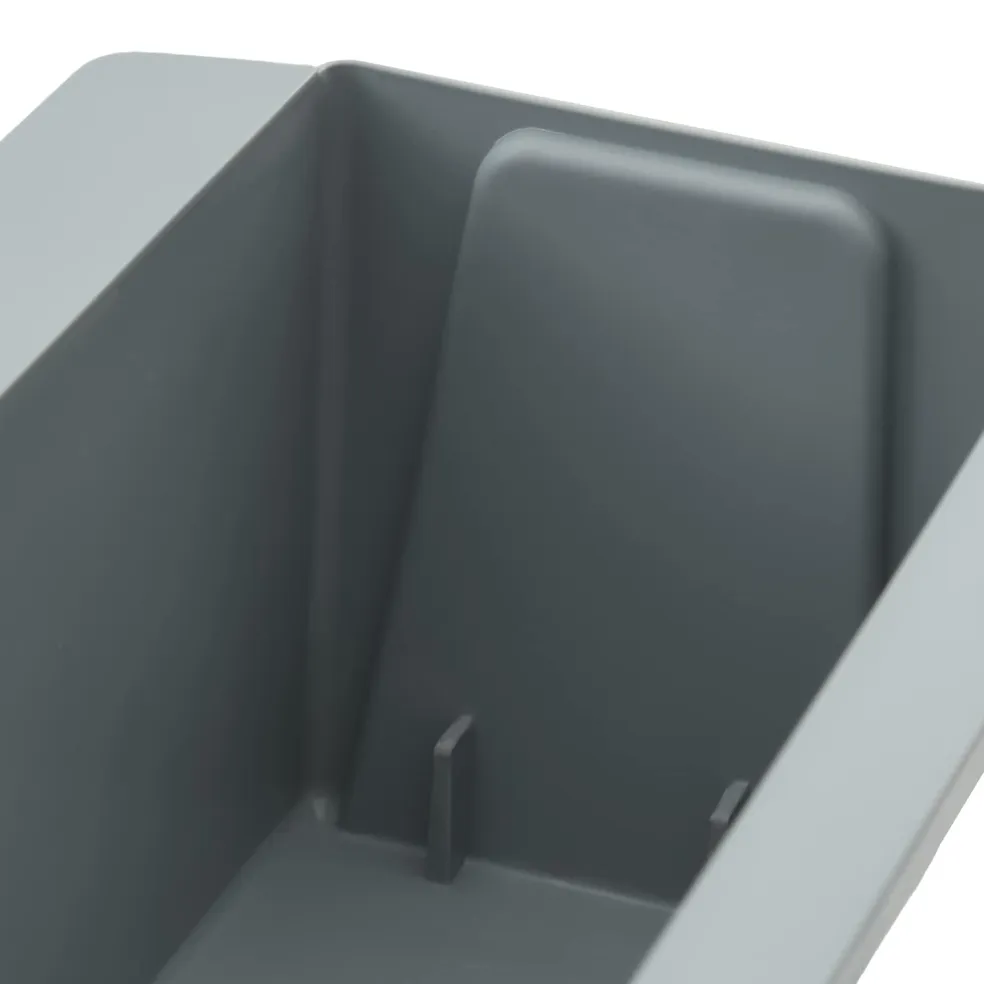 vidaXL Bloembakken voor Euro-pallets 12 st Lichtgrijs Polypropyleen