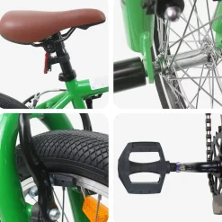 vidaXL BMX Fiets 16 Inch voor 5-8 jaar oud Groen