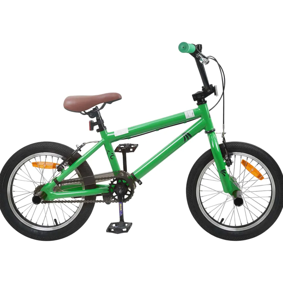 vidaXL BMX Fiets 16 Inch voor 5-8 jaar oud Groen