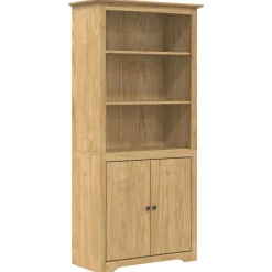vidaXL Boekenkast BODO 3-laags 82 x 40 x 173 cm Bewerkt hout