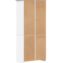vidaXL Boekenkast BODO 82x40x173 cm massief grenenhout wit