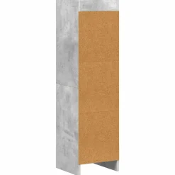 vidaXL Boekenkast Concerte Grijs 30 x 30 x 111 cm Bewerkt hout