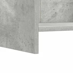 vidaXL Boekenkast Concerte Grijs 30 x 30 x 111 cm Bewerkt hout