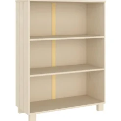 vidaXL Boekenkast HAMAR 85x35x112 cm massief grenenhout honingbruin