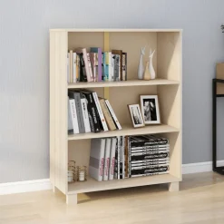 vidaXL Boekenkast HAMAR 85x35x112 cm massief grenenhout honingbruin