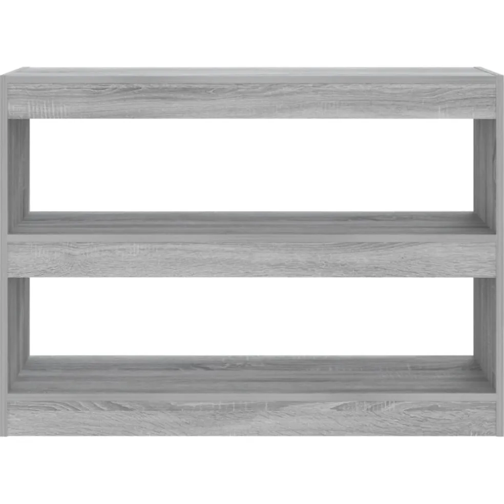 vidaXL Boekenkast/kamerscherm 100x30x72 cm grijs sonoma eikenkleurig
