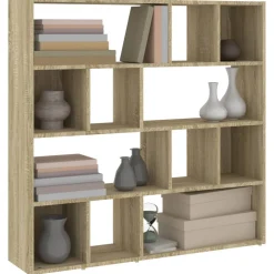 vidaXL Boekenkast / kamerscherm 105x24x102 cm sonoma eikenkleurig