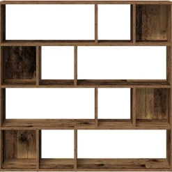 vidaXL Boekenkast/kamerscherm 105x24x102 cm oud houtkleurig