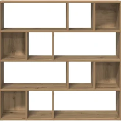 vidaXL Boekenkast/kamerscherm 105x24x102 cm artisanaal eikenkleur