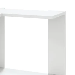 vidaXL Boekenkast 5-laags hoek 50x50x179 cm bewerkt hout wit