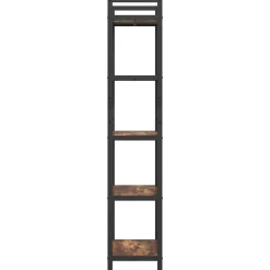 vidaXL Boekenkast 5-laags 56 x 34 x 171 cm Bewerkt hout Gerookt eiken