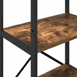 vidaXL Boekenkast 5-laags 56 x 34 x 171 cm Bewerkt hout Gerookt eiken