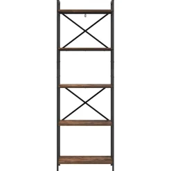 vidaXL Boekenkast 5-laags 56 x 34 x 171 cm Bewerkt hout Gerookt eiken