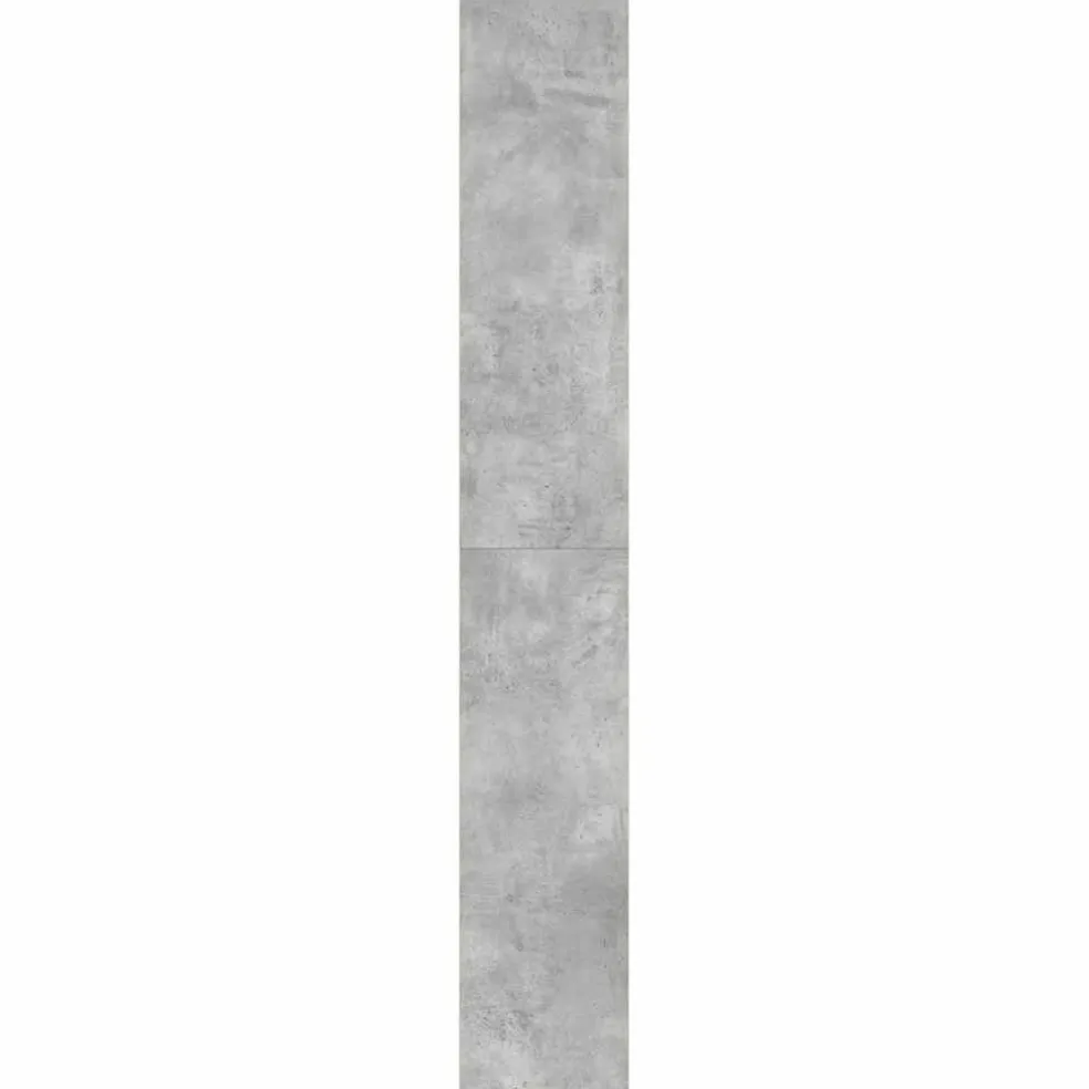 vidaXL Boekenkast 6-laags 80 x 30 x 198 cm Bewerkt hout Beton Grijs