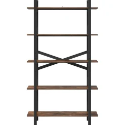 vidaXL Boekenkast 5-laags 100 x 33,5 x 178 cm Bewerkt hout
