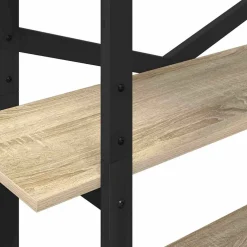 vidaXL Boekenkast 5-laags 100 x 33,5 x 178 cm Bewerkt hout