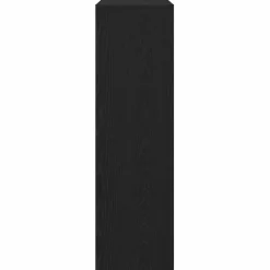 vidaXL Boekenkast 3-laags 100 x 30 x 103 cm Bewerkt hout Zwart Eiken