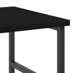 vidaXL Boekenkast 2-laags 50 x 33 x 82 cm Bewerkt hout Zwart Eiken