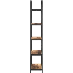 vidaXL Boekenkast 5-laags 80 x 30 x 183 cm Bewerkt hout Oudhout