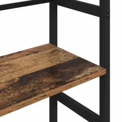 vidaXL Boekenkast 2-laags 40 x 29,5 x 81 cm Bewerkt hout Oud Hout