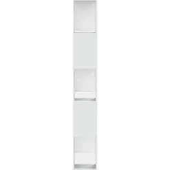 vidaXL Boekenkast 5-laags 80,5x23,5x162,5 cm bewerkt hout wit