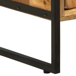 vidaXL Boekenkast met 4 schappen 124x30x180 cm massief gerecycled hout