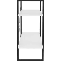 vidaXL Boekenkast met 2 schappen 80x30x70 cm bewerkt hout wit