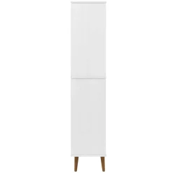 vidaXL Boekenkast MOLDE 85x35x170,5 cm massief grenenhout wit