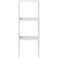 vidaXL Boekenkast stapelbaar 30x30x80 cm bewerkt hout wit