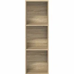vidaXL Boekenkast/tv-meubel 36x30x114cm bewerkt hout sonoma eikenkleur